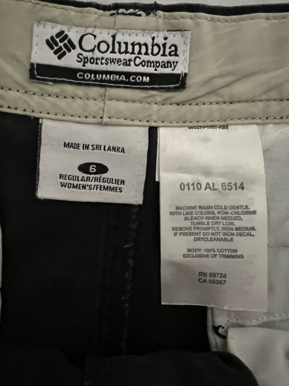 Columbia Charcoal Casual Cargo Hiking Pants with Buttoned Pocket - Picture 11 of 12